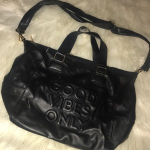 BCBGeneration “GOOD VIBES ONLY” tote bag